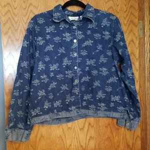 Christopher and Banks lightweight denim jacket